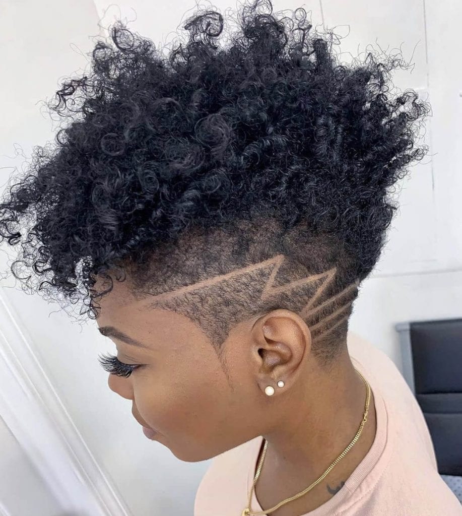 undercut feminino transição