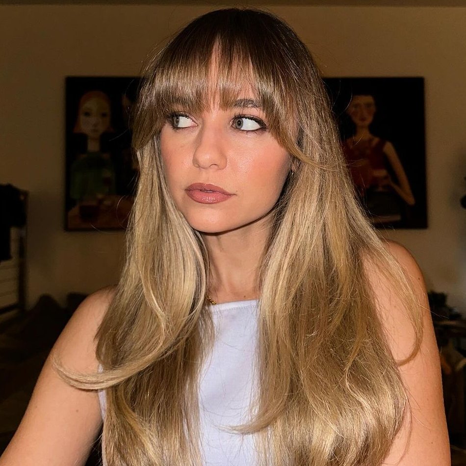 estilos de corte em camadas para cabelo longo