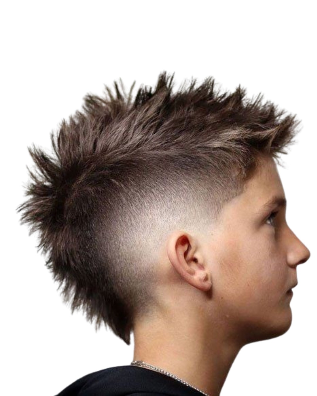 corte moicano cacheado