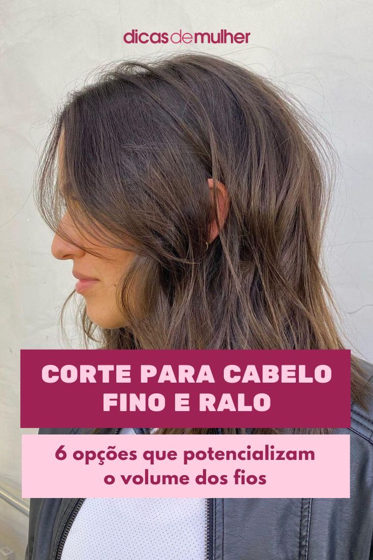 corte para engrossar cabelo fino