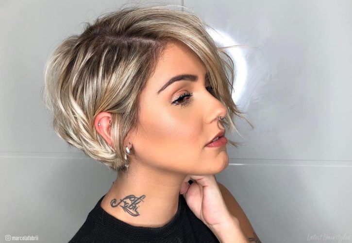 pixie com nuca batida