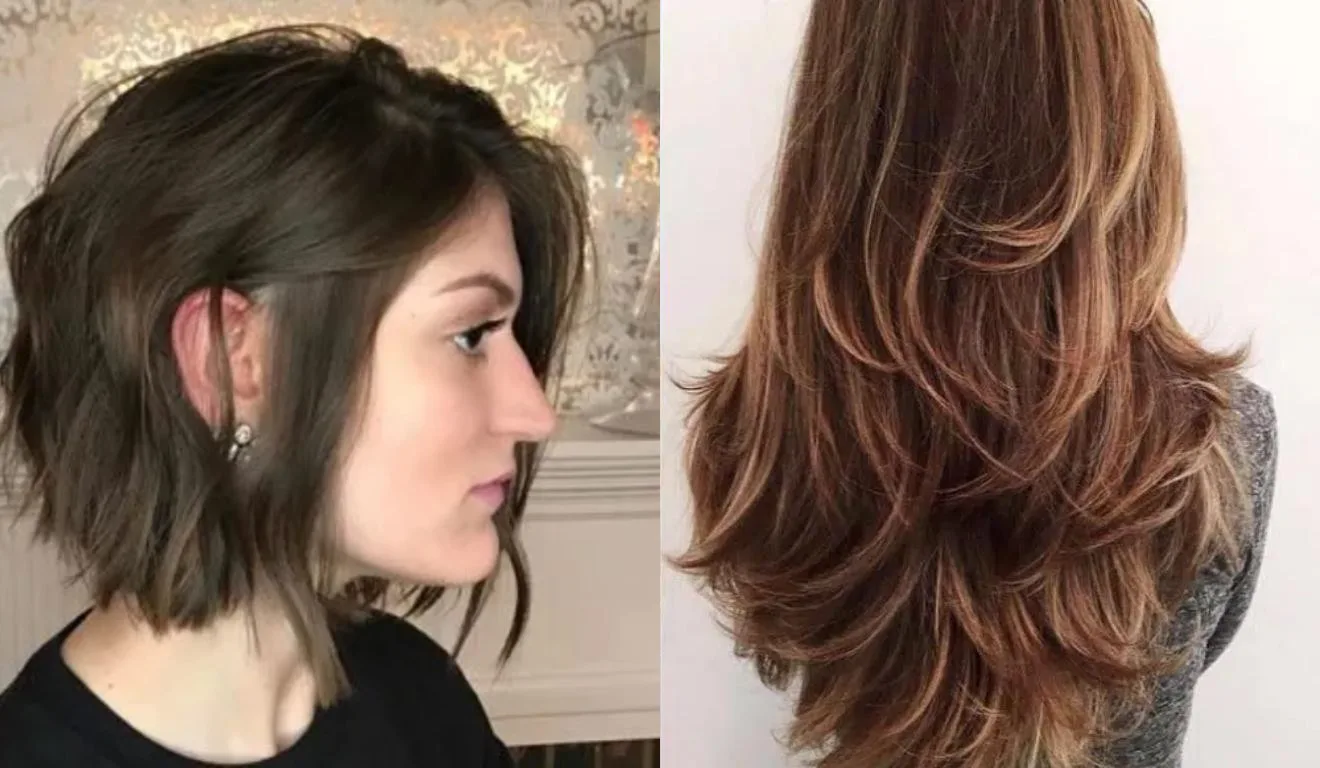 corte em camadas cabelo longo liso