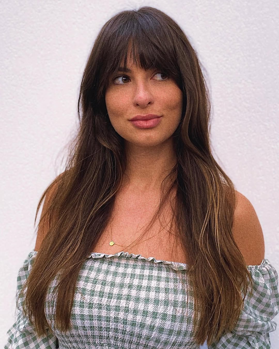 corte reto cabelo longo liso
