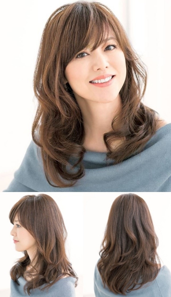 blunt cut cabelo longo