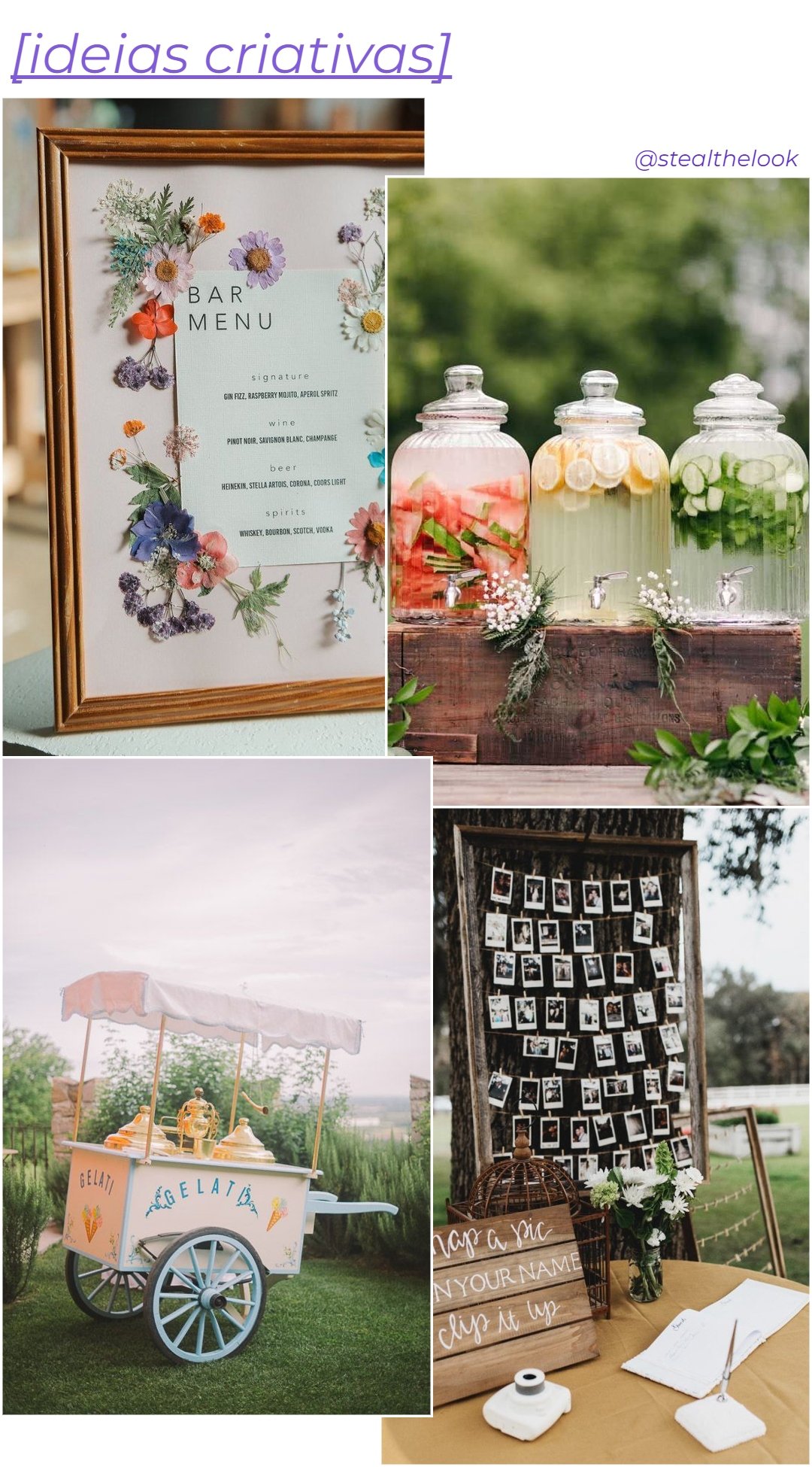 lembrancinhas criativas casamento civil