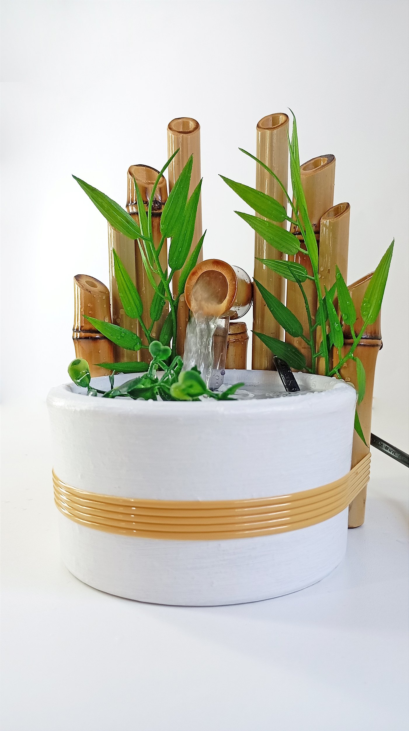decoração com bambu natural
