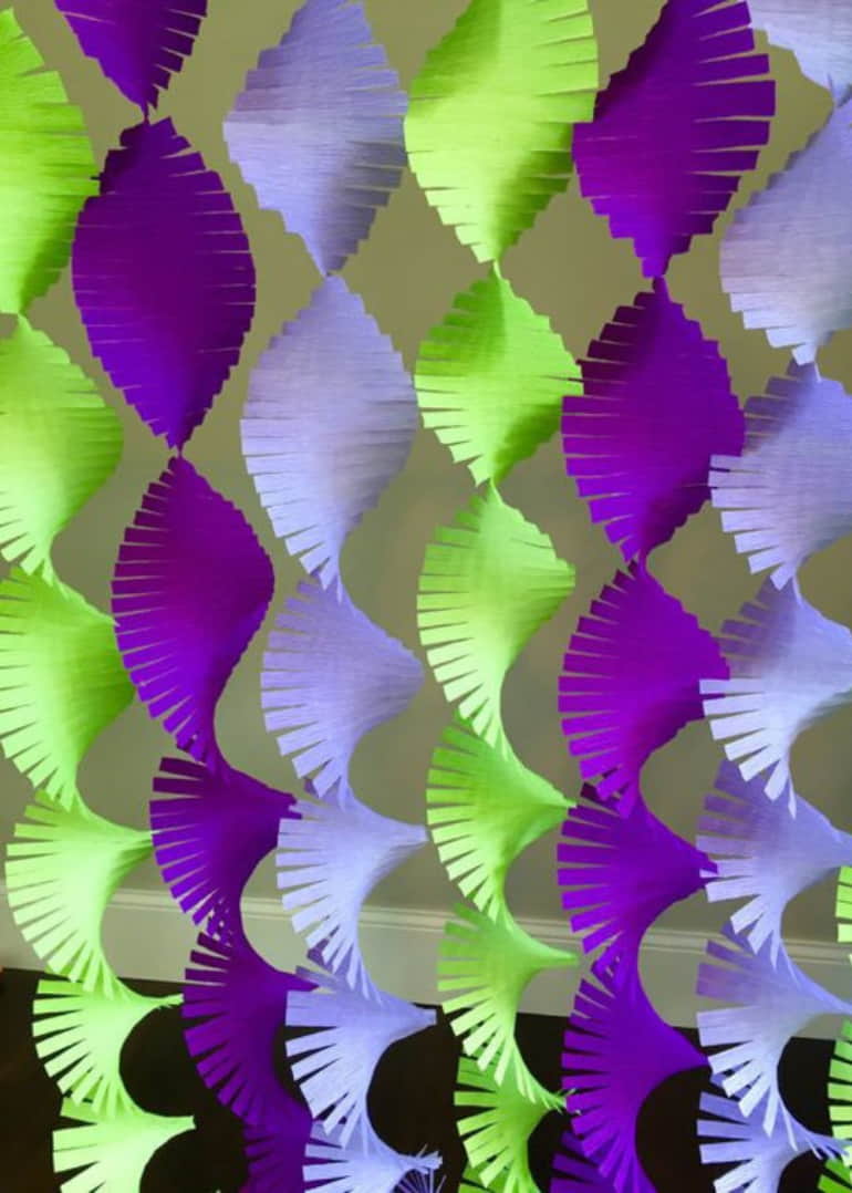 papel crepom para festas