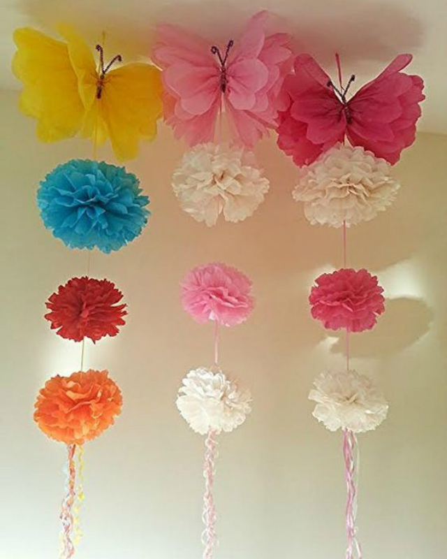 tutoriais de decoração com crepom