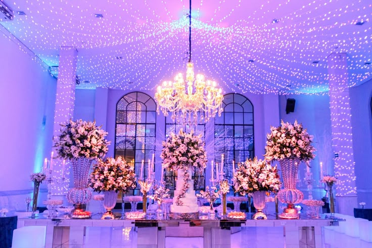 decoração lilás 15 anos