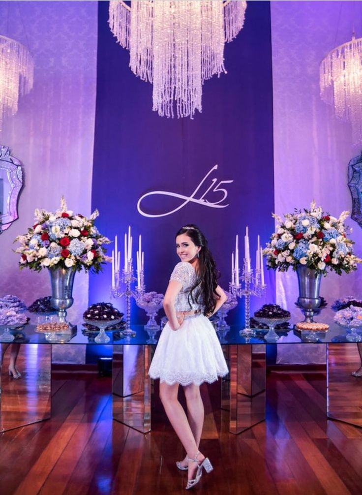 festa de debutante lilás