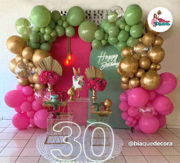 como decorar mesa de aniversário simples