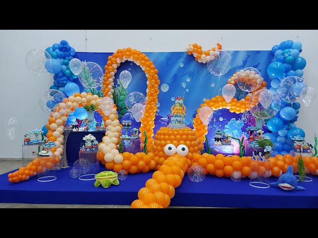 lembrancinha fundo do mar eva