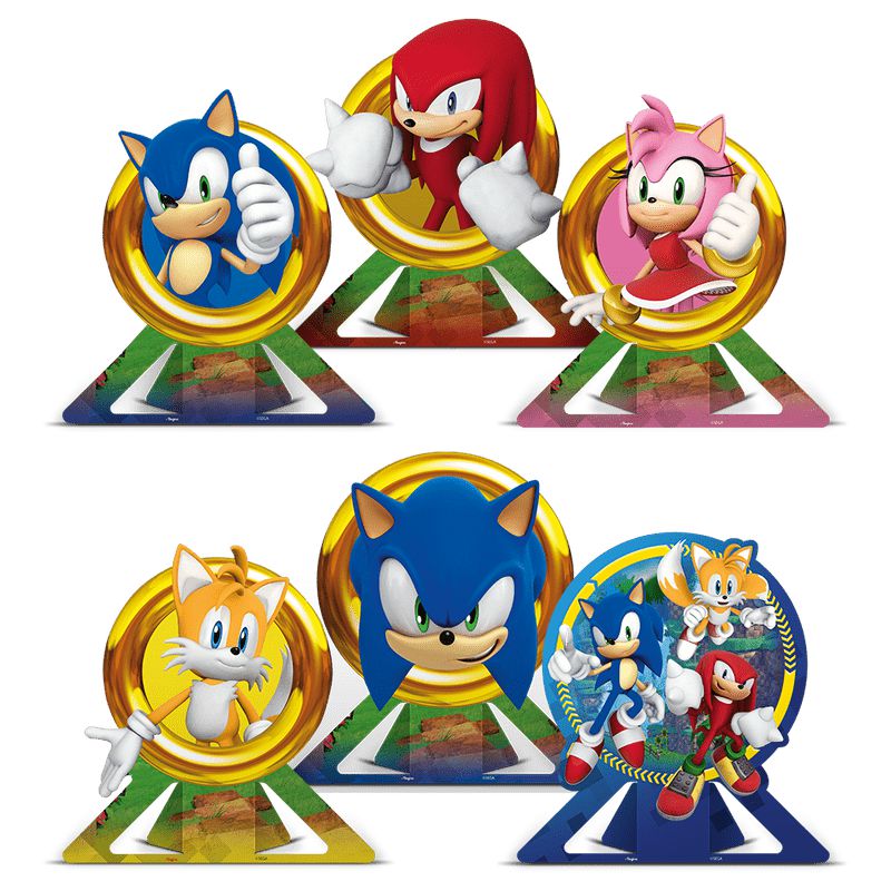 decoração sonic para meninos