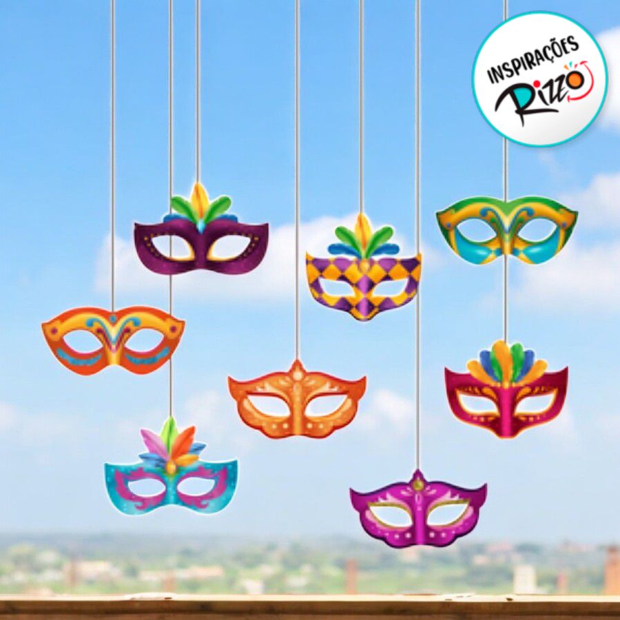 decoração carnaval mercado simples