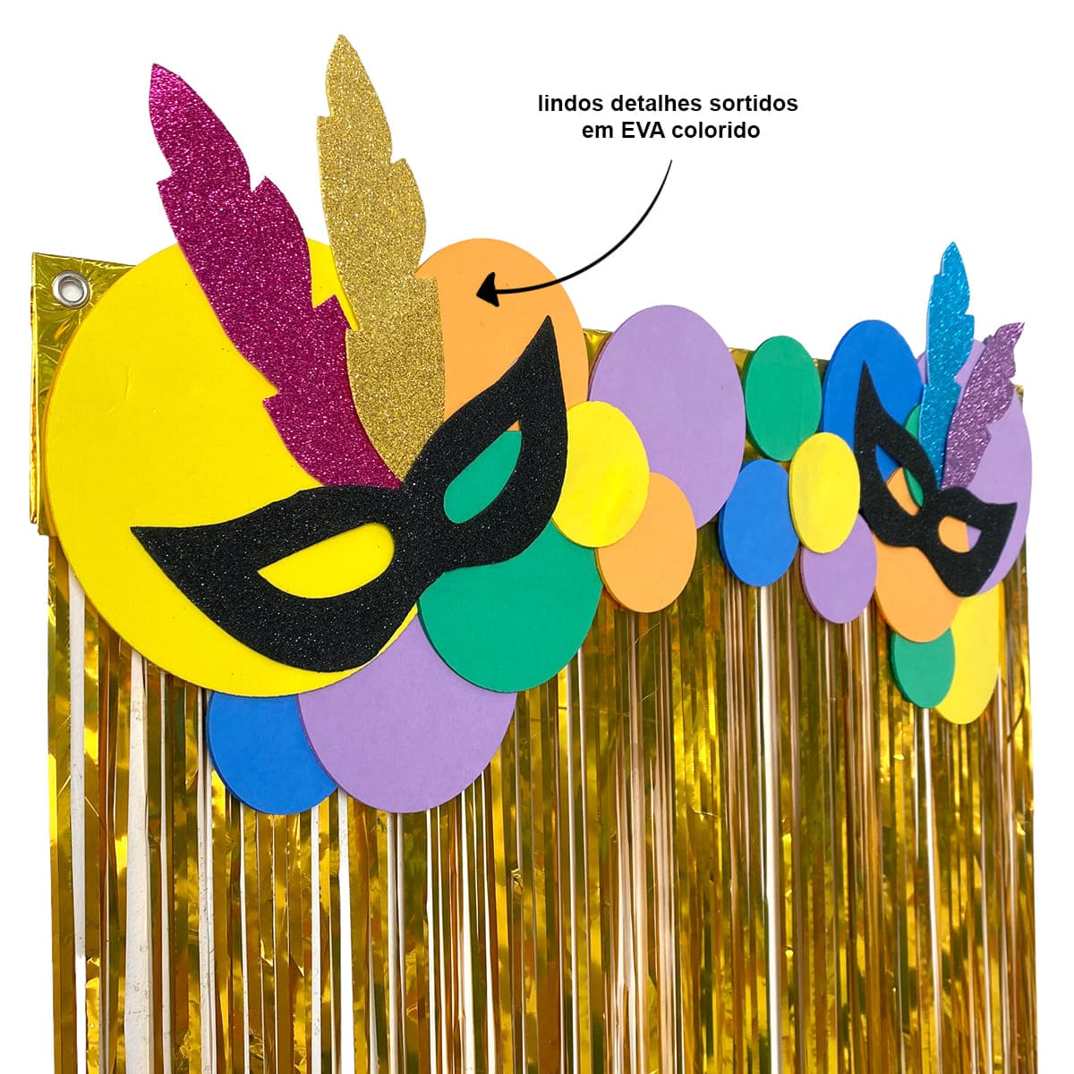 carnaval decoração vitrine fácil