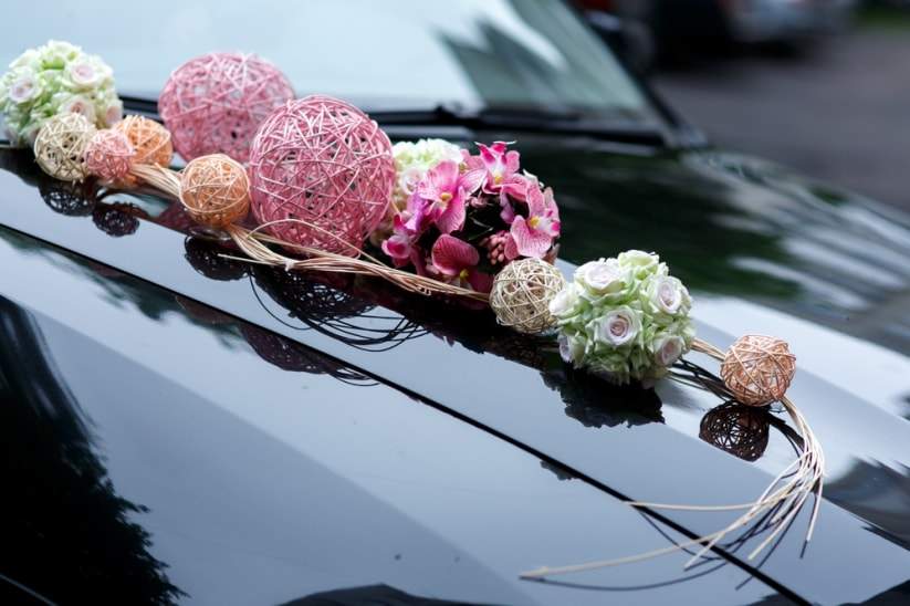 decoração automotiva para casamento