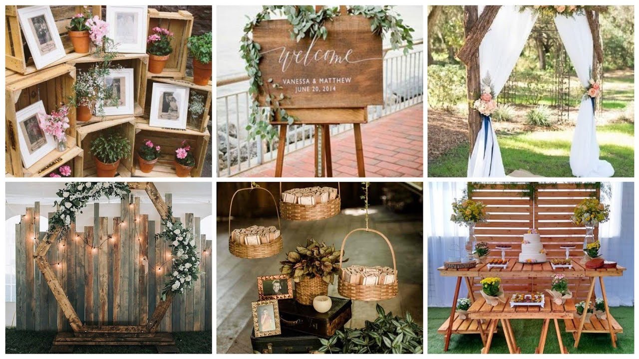 decoracao de casamento simples rustico