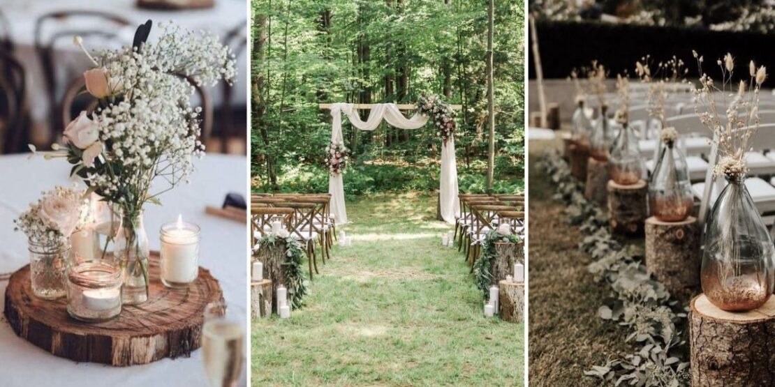 decoracao de casamento simples rustico