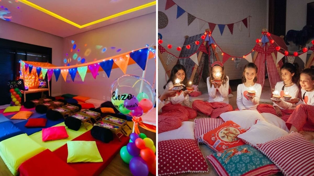 decoracao de festa de pijama