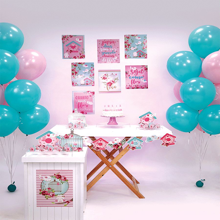 cores para festa jardim encantado