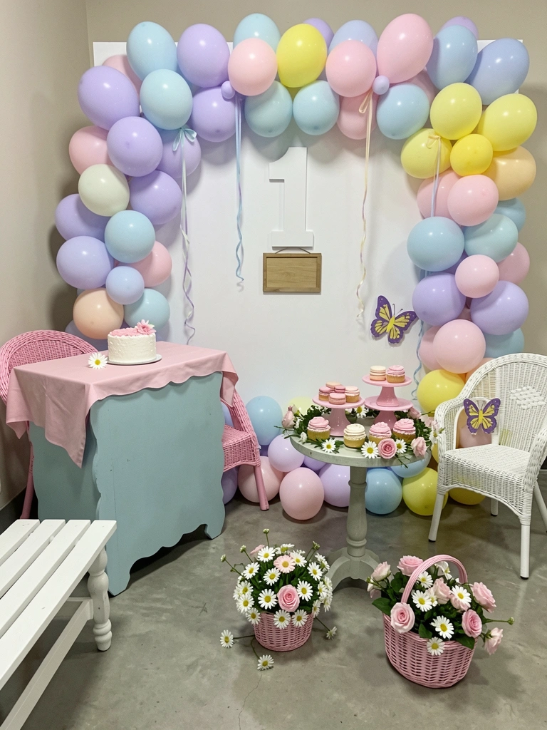 Colagem de fotos de ideias de decoração com margaridas em vasos e arranjos