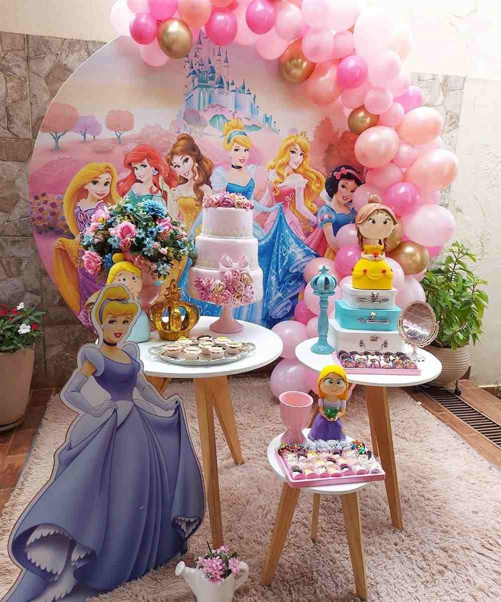 Decoração de princesa simples