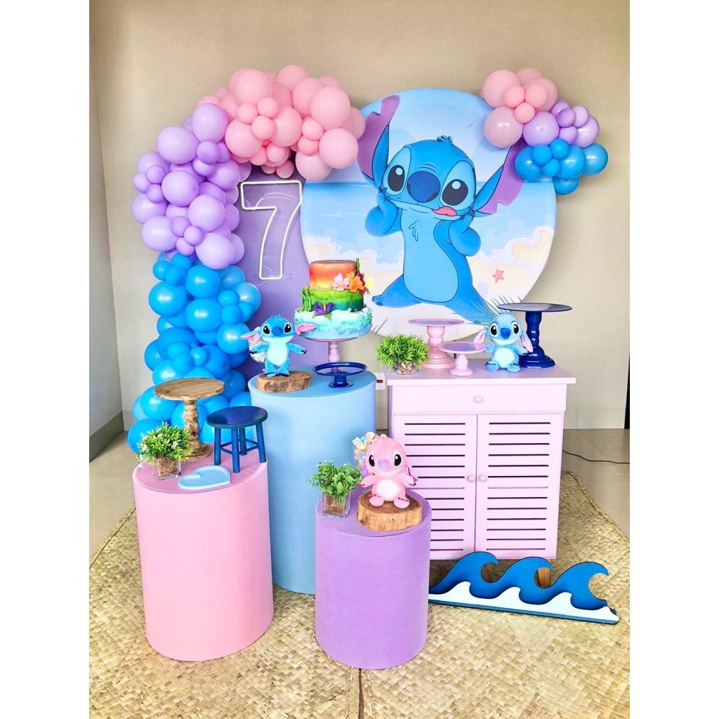 painel de festa stitch