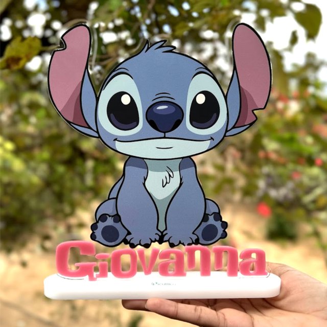 mesa de aniversário stitch