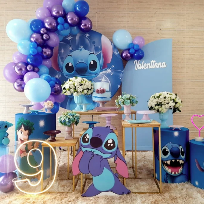 decoração festa infantil stitch