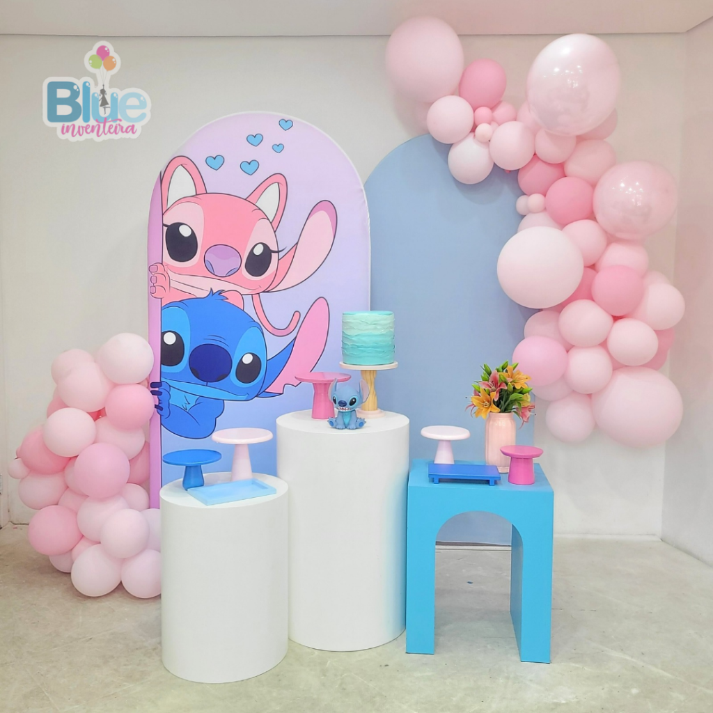balões stitch aniversário