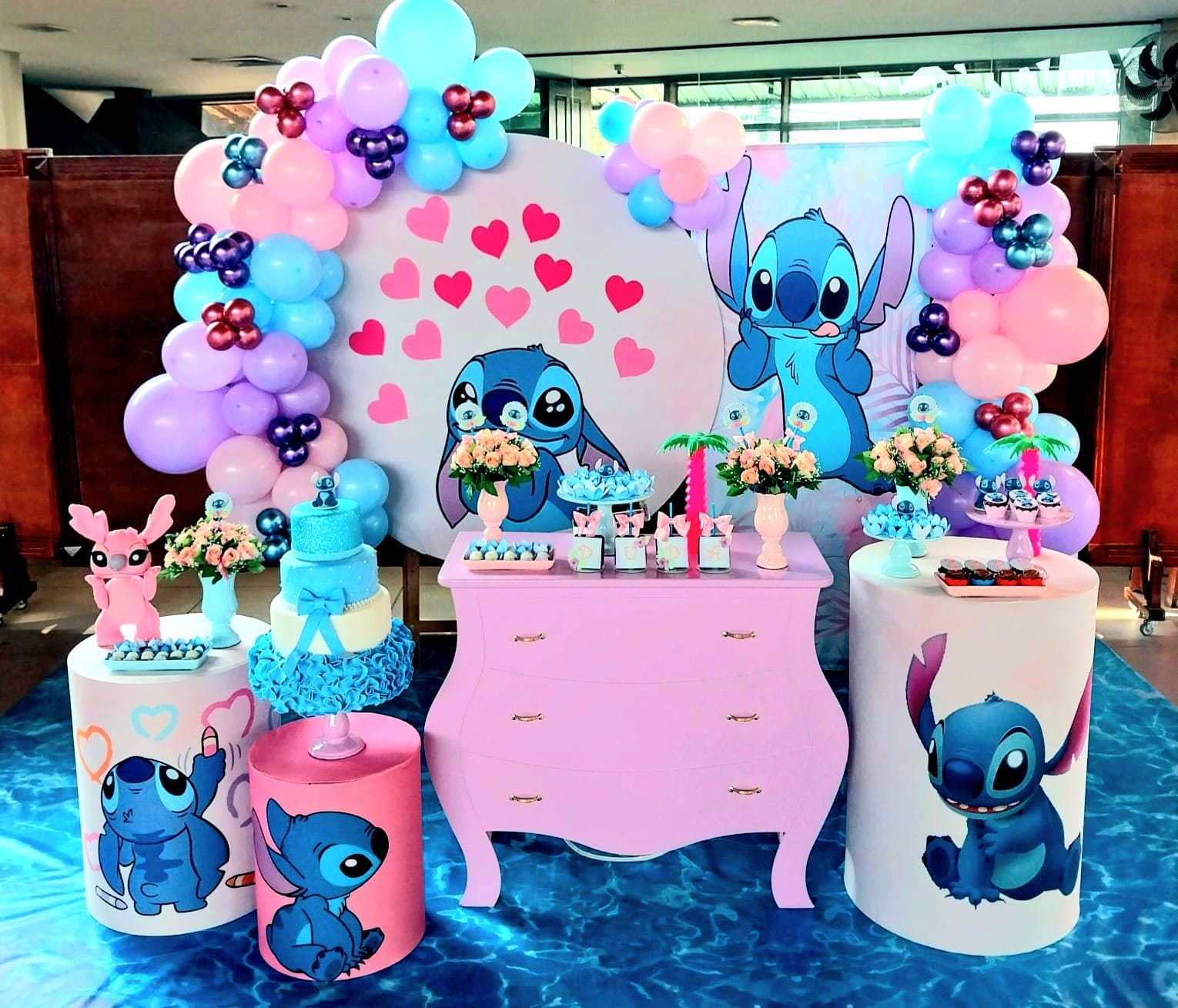 tema lilo e stitch decoração
