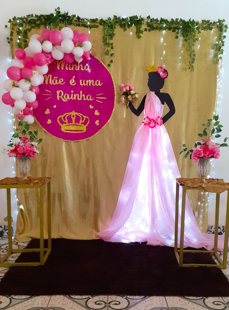 decoração igreja dia das mães simples