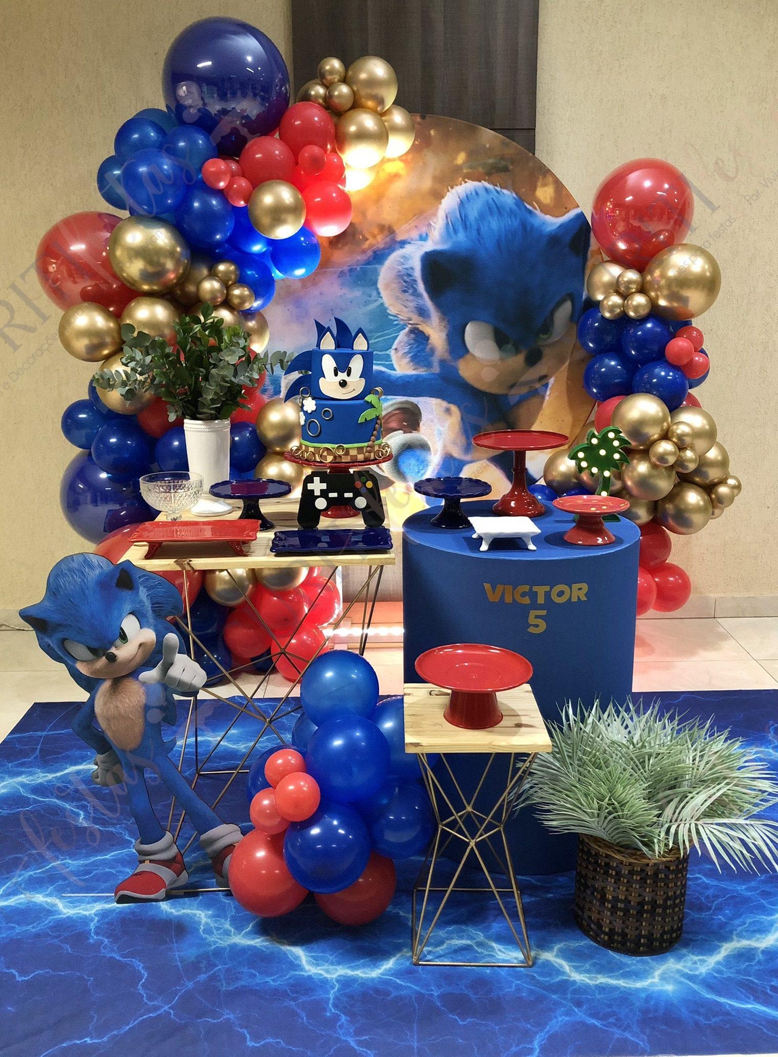 decoração quarto sonic