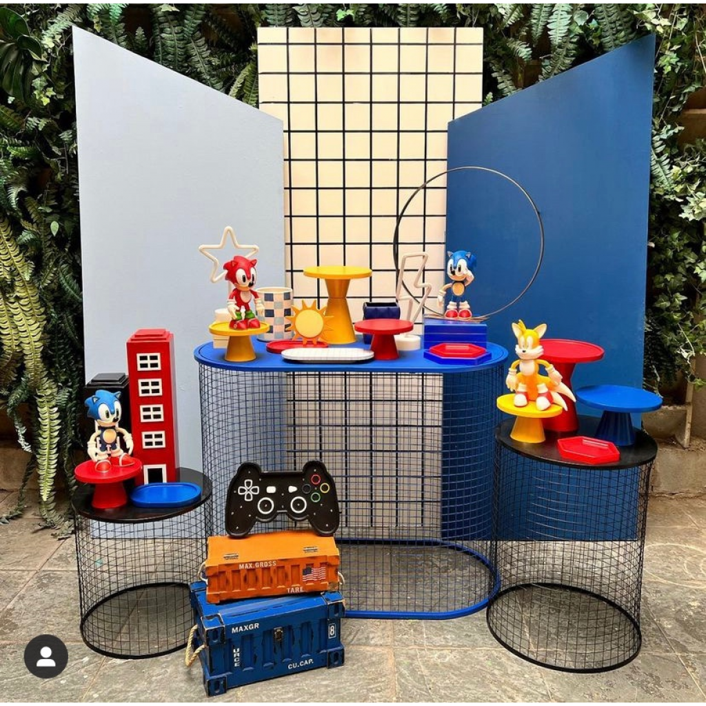 argolas do sonic decoração