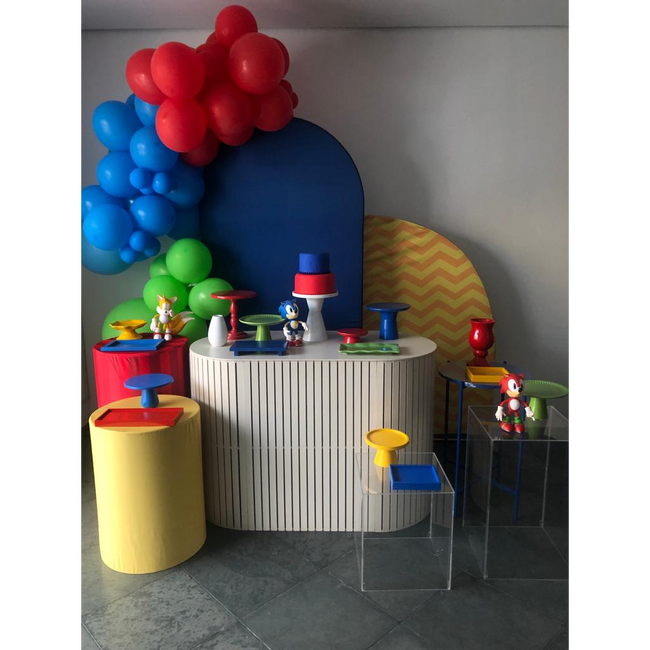 decoração festa sonic