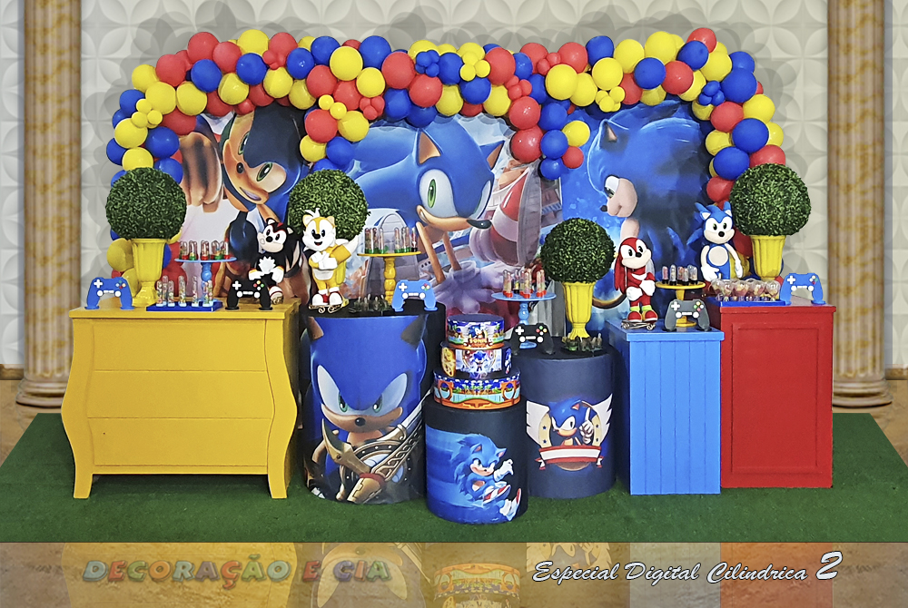 decoração quarto sonic