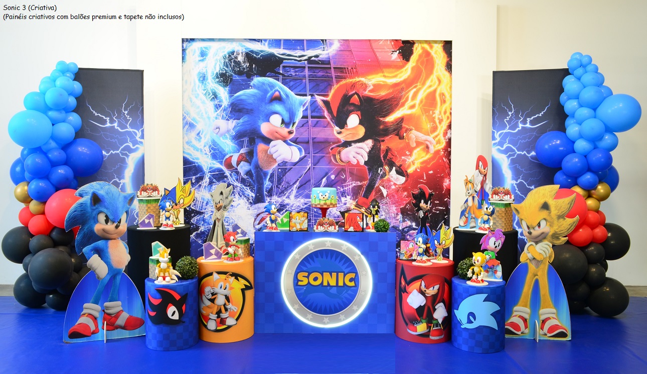 sonic party decorations