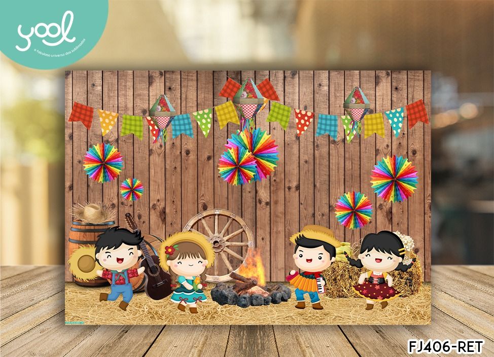 decoração de pátio festa junina escolar