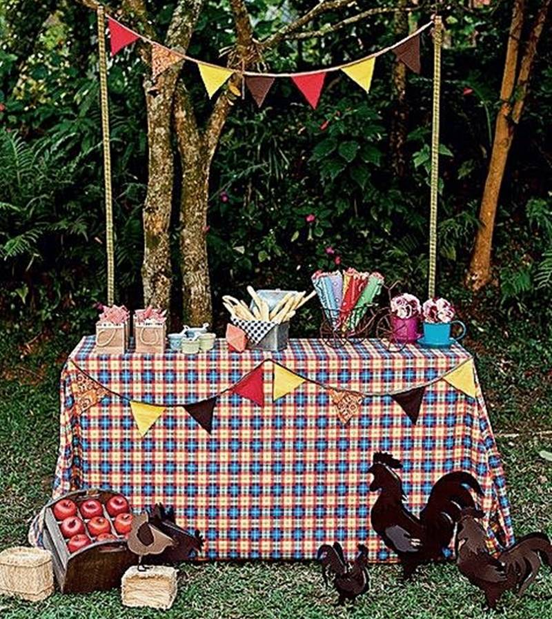 como decorar quintal para festa junina