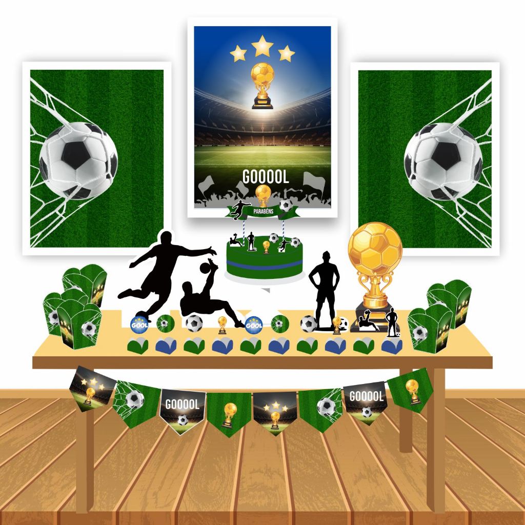 decoração de aniversário futebol