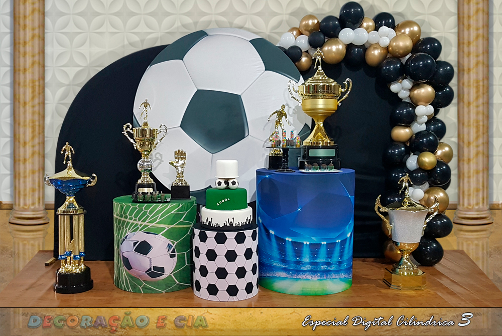 decoração de parede futebol