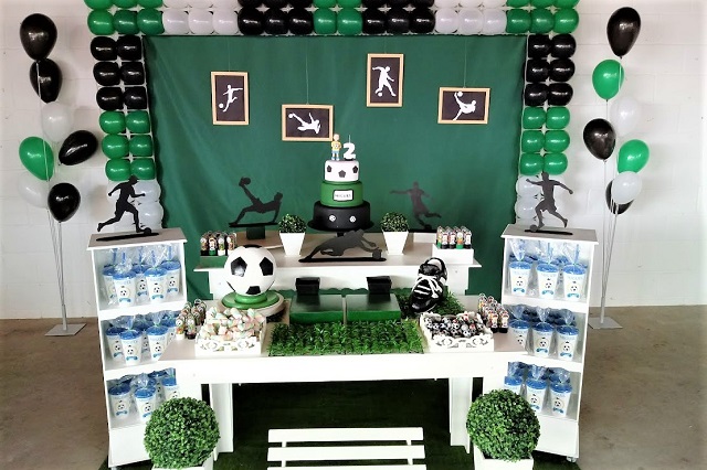 acessórios decoração futebol