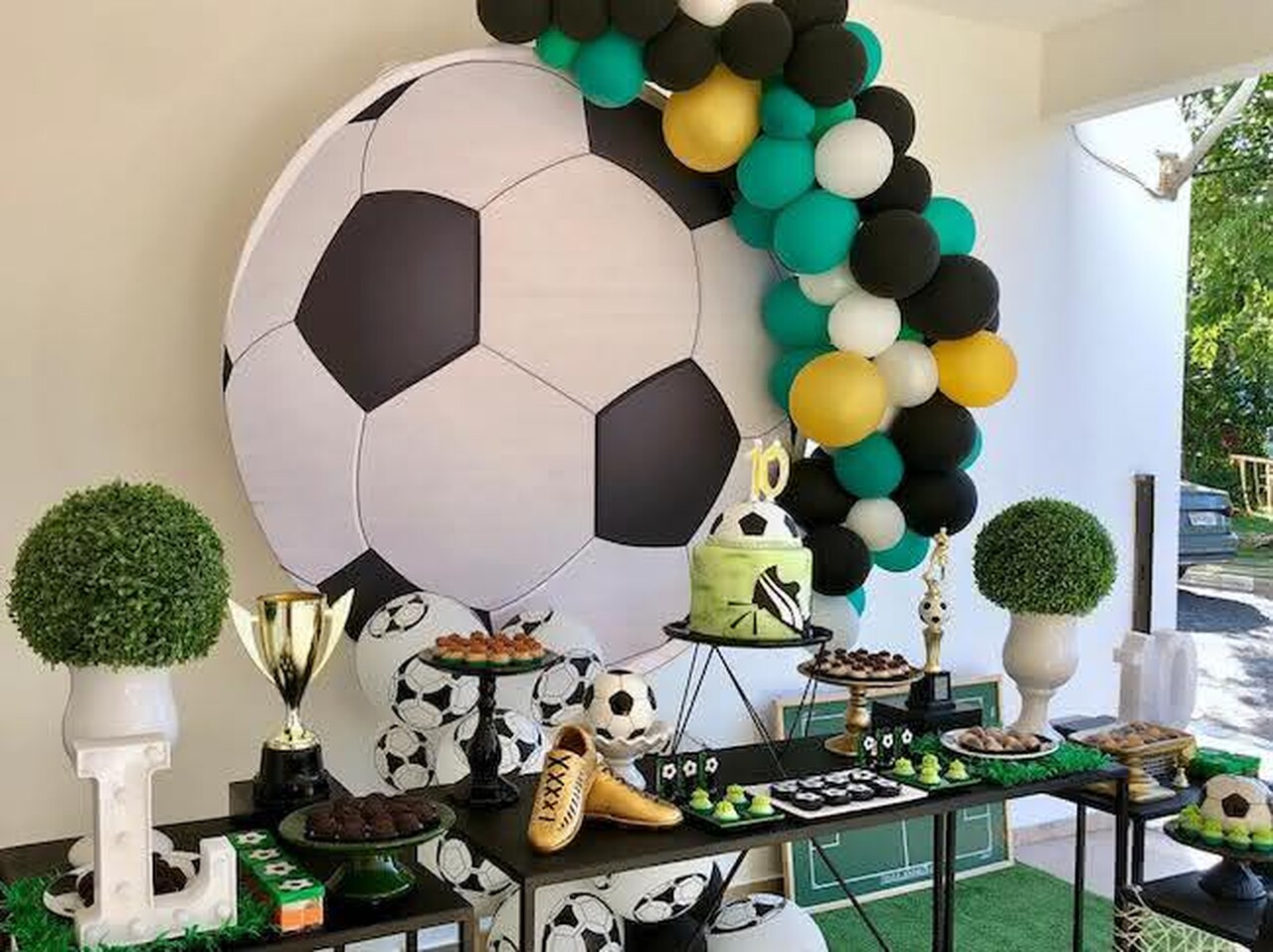 decoração de quarto de futebol