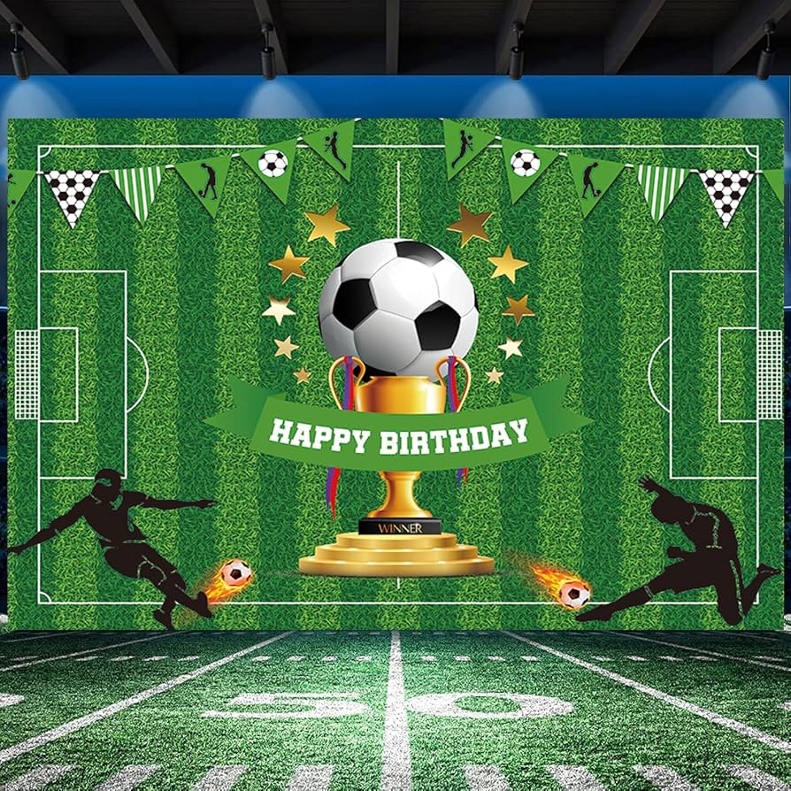 decoração de festa de futebol