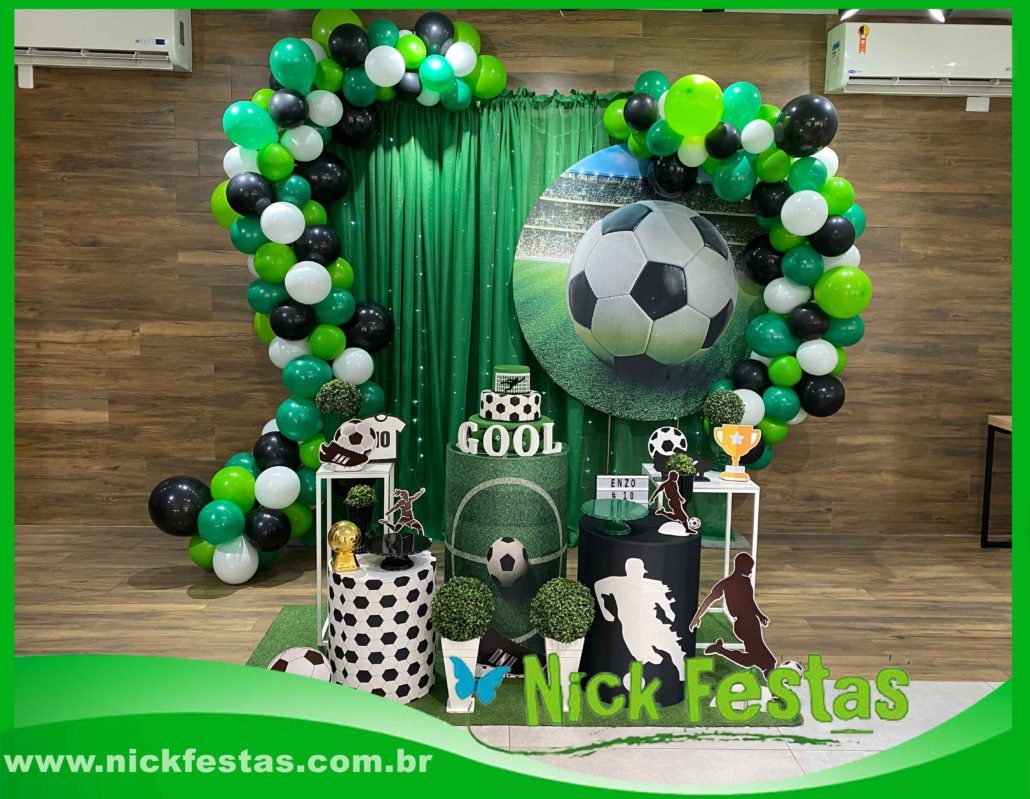 decoração de sala de futebol