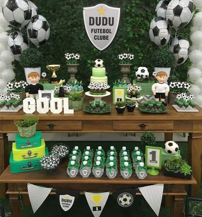 decoração futebol juvenil