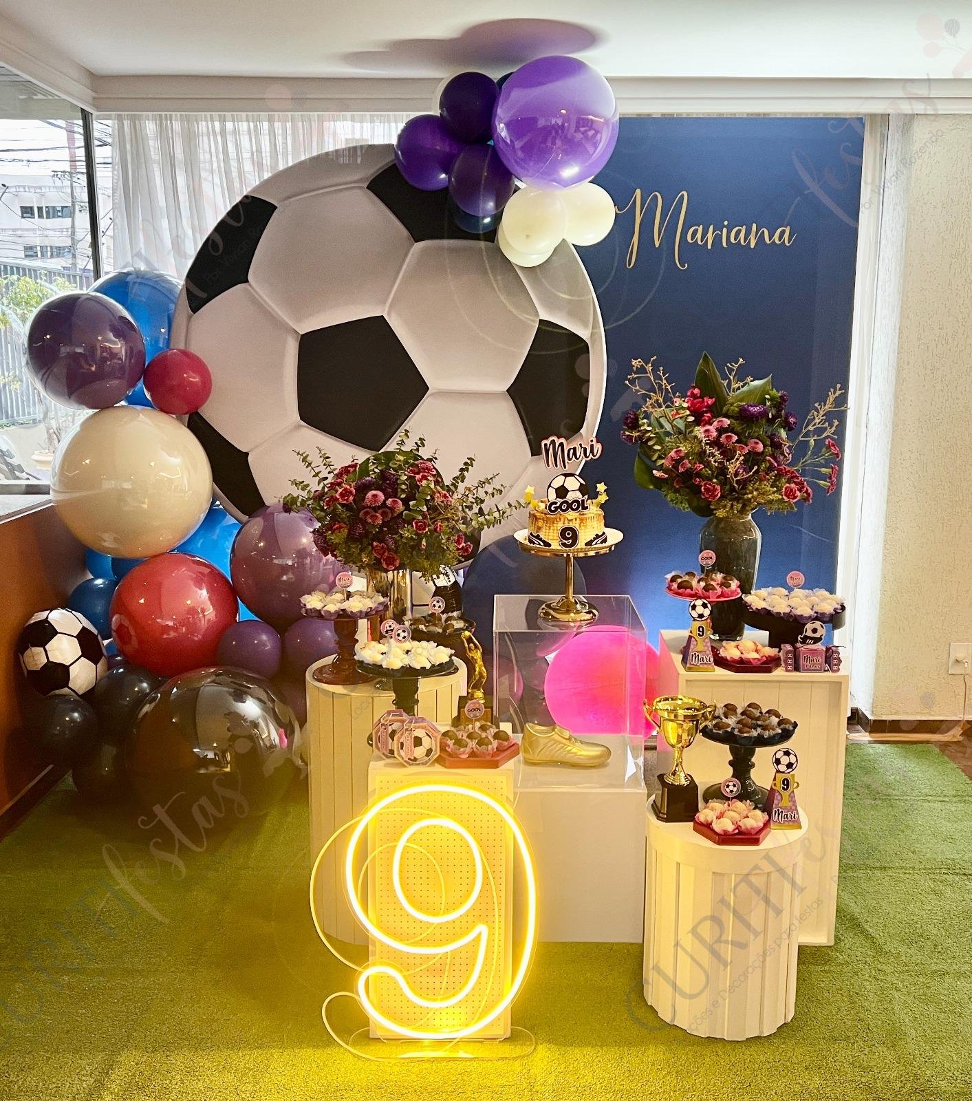 tema futebol decoração