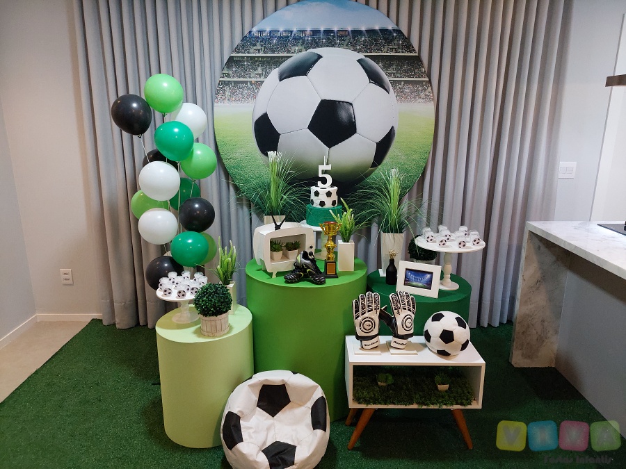 decoração futebol infantil