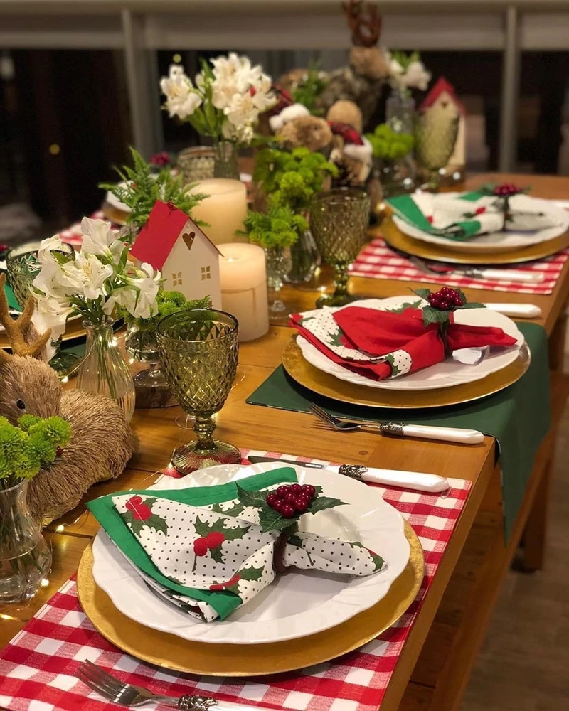 enfeites de natal para mesa