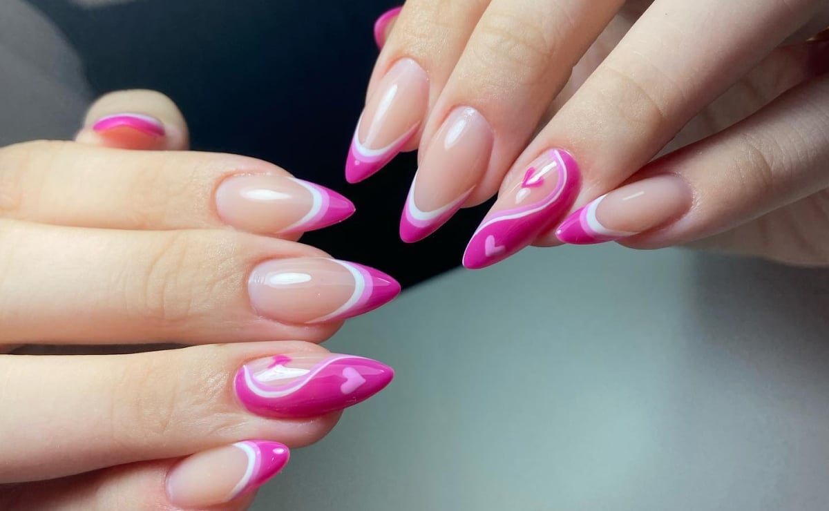 nail art rosa